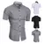 Cardigan leve para homens, camisa slim fit na internet