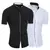 Cardigan leve para homens, camisa slim fit