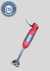 Mini Pimer Eiffel E-237 3-1 Acero Inox Accesorios Color Roja