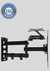 Soporte Tv Led Pared Brazo Móvil Articulado 14 A 55 Negro en internet