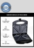 Imagen de Sandwichera Tostadora Oryx Antiadherente 750w