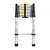 Escalera Naku ESC-003 de Aluminio Telescópica 9 Escalones Extensible 3,5 m