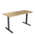 Escritorio Sit-Stand Manual - Regulable en altura con manivela Madera - comprar online