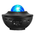 Proyector Velador Naku VP-001 Luz Galaxia LED con Parlante y Control Negro
