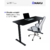 Escritorio Sit-Stand Eléctrico - Regulable en altura con panel digital Negro