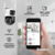 Kit x 2 Cámara de Seguridad Doble Lente WiFi IP Naku CV-002 Full HD Motorizada 3MP - Nak Stuff