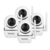 Kit x 4 Cámaras Baby Call WiFi IP Naku CV-004 Full HD Motorizada con Visión Nocturna - comprar online