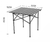 Mesa Plegable Naku MP-002 para Camping, Playa o Pesca con Bolso - 52x53 cm - Nak Stuff