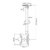 Soporte de Techo Naku S-504 Para TV de 15” a 48” - Nak Stuff