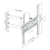 Soporte Articulado Naku SE-443 de Pared Para TV de 20” a 60” en internet