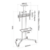 Rack Pedestal Naku TVR-004 con Ruedas y Estantes Para TV de 32” a 75” en internet