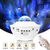 Proyector Velador Naku VP-001 Luz Galaxia LED con Parlante y Control Blanco - comprar online