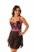 Camisola de Bojo com Tule Bordado Bicolor – Luisa