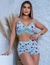 Top Doll Pijama De Dormir Baby Doll Dia E Noite Estampado na internet