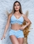 Top Doll Feminino Noite em Suede e Renda Pijama para Dormir - Ianneryes Plage