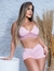 Top Doll Feminino Noite em Suede e Renda Pijama para Dormir na internet