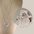 Colar Prata 925 Cadeado Cristal Striato Coração - P. Vecchio - comprar online