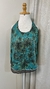Regata verde com strass Animale