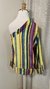 Blusa estampada ombro lateral Dribbled - Reuse Second Hand Shop