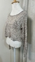 Cropped Tricot bege