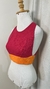 Cropped rosa e laranja Oh, Boy!