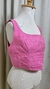 Cropped Nati Vozza Rosa Jeans - comprar online