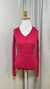 Casaco Tricot Tommy Hilfiger pink
