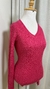 Casaco Tricot Tommy Hilfiger pink - comprar online