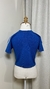 Cropped Galeria Tricot Azul na internet
