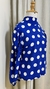 Blusa Lore azul de poá - comprar online
