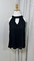 Blusa Chifon preta
