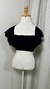 Cropped FARM Preto Canelado