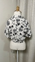 Cropped DressTo Branco desenhos preto - comprar online