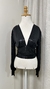 Cropped Preto decote