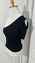 Cropped Zara preto canelado ombro solo - comprar online
