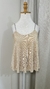 Blusa Bege Alça