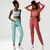 Conjunto de ioga de 2 ou 3 peças ideal para a pratica de esporte ou lazer seja no verão com somente com o top ou nos dias mais quente acrescentando a jaqueta com zíper, conforto e estilo pra você. - comprar online