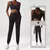 Conjunto de ioga de 2 ou 3 peças ideal para a pratica de esporte ou lazer seja no verão com somente com o top ou nos dias mais quente acrescentando a jaqueta com zíper, conforto e estilo pra você. - comprar online