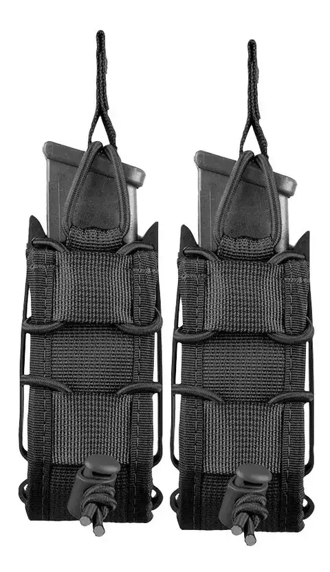 PORTA CARREGADOR MULTIUSO MODULAR PRETO
