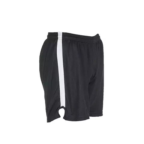 SHORT PRETO COM 1LISTRA BRANCA GG