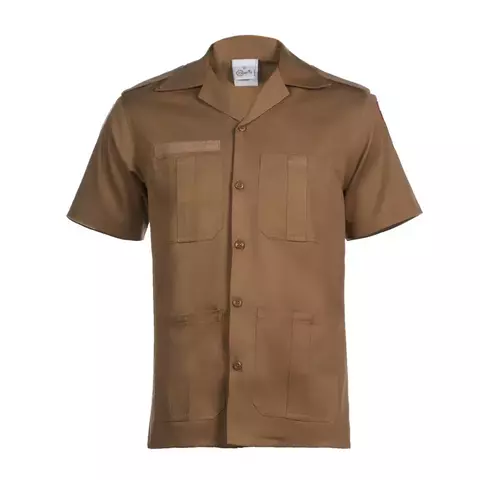 CAMISA SOCIAL CAQUI PM P