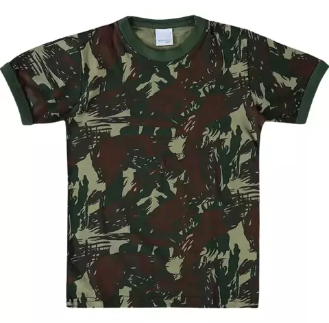 CAMISA CAMUFLADA INFANTIL TAM 12