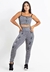 Conjunto Fitness Calça Legging Cintura Alta + Cropped com Elásticos | REF: CCA1 - Loxum