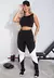 Conjunto Fitness PowerMax – Calça Legging + Cropped | REF: LX24 - comprar online