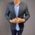 Blazer Slim Azul Marinho Masculino