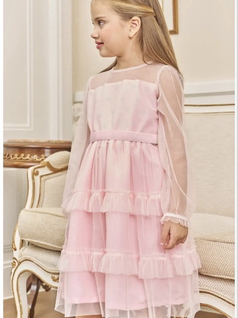 Vestido Em Tule Com Elastano Kukiê - comprar online