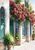 Fachada com Flores
