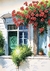 Fachada com Flores na internet