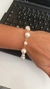 Pulseira com pérolas folheado a ouro 18k