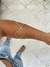 Bracelete ondas vazadas banhado a ródio branco